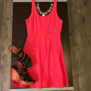 Coral dress